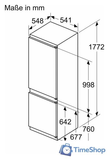Холодильник Bosch Serie 2 KIN86NSE0 - Изображение №10 — Интернет-магазин Time-Shop