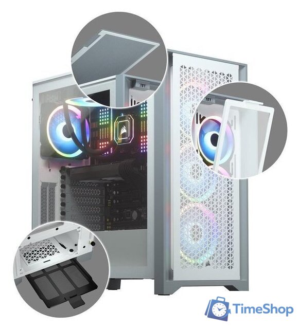 Корпус Corsair 4000D Airflow CC-9011201-WW - Изображение №14 — Интернет-магазин Time-Shop