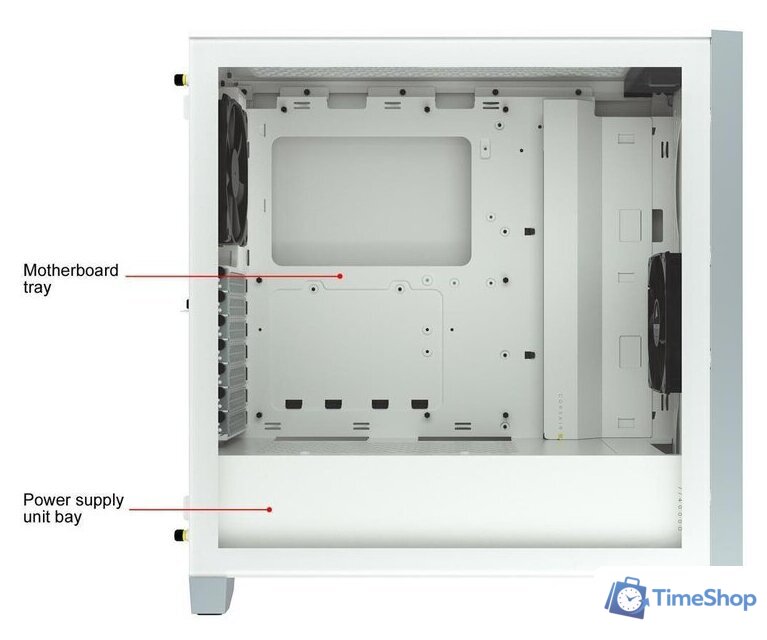 Корпус Corsair 4000D Airflow CC-9011201-WW - Изображение №4 — Интернет-магазин Time-Shop