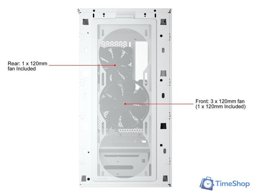 Корпус Corsair 4000D Airflow CC-9011201-WW - Изображение №13 — Интернет-магазин Time-Shop