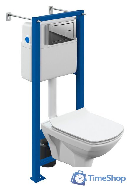 Унитаз подвесной Cersanit Carina XL CO DPL EO Slim+Vector+Corner A64441 - Изображение №1 — Интернет-магазин Time-Shop