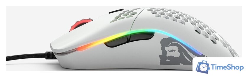 Игровая мышь Glorious Model O Minus (матовый белый) - Изображение №3 — Интернет-магазин Time-Shop