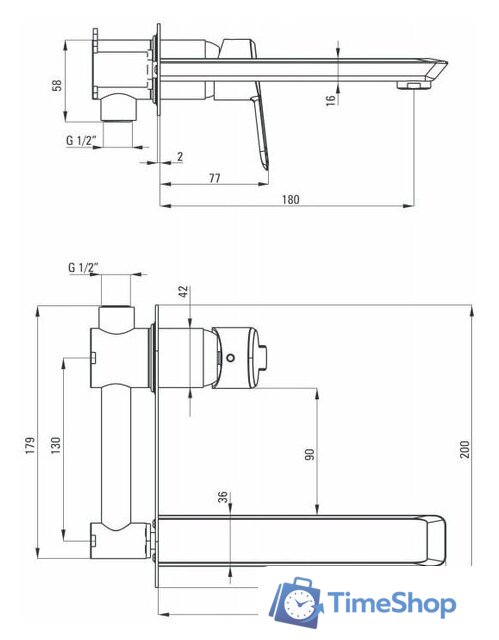 Смеситель Deante Arnika BQA 054L - Изображение №2 — Интернет-магазин Time-Shop