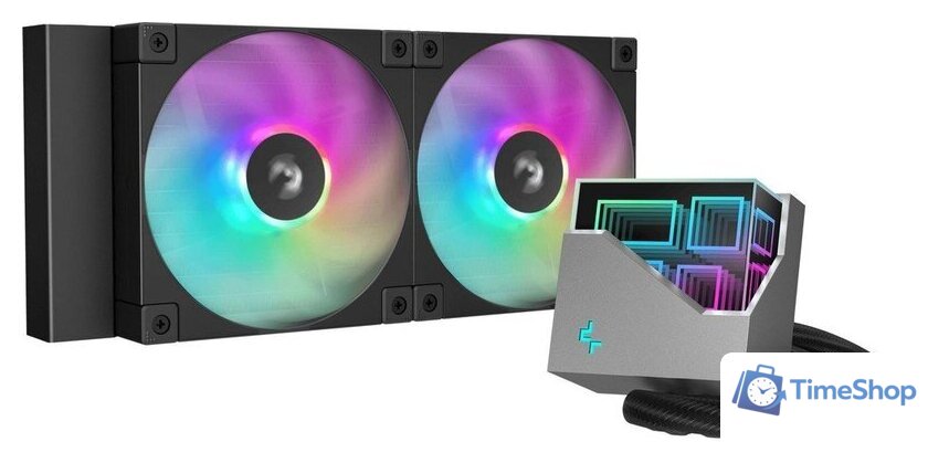 Система жидкостного охлаждения для процессора DeepCool LT240 BK ARGB R-LT240-BKAMNC-G-1 - Изображение №1 — Интернет-магазин Time-Shop