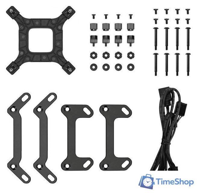 Система жидкостного охлаждения для процессора DeepCool LT240 BK ARGB R-LT240-BKAMNC-G-1 - Изображение №3 — Интернет-магазин Time-Shop