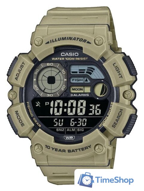 Наручные часы Casio WS-1500H-5B - Изображение №1 — Интернет-магазин Time-Shop
