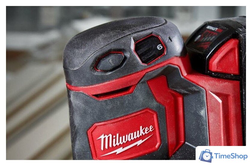 Эксцентриковая шлифмашина Milwaukee M18 BOS125-502B 4933464229 (с 2-мя АКБ, сумка) - Изображение №6 — Интернет-магазин Time-Shop