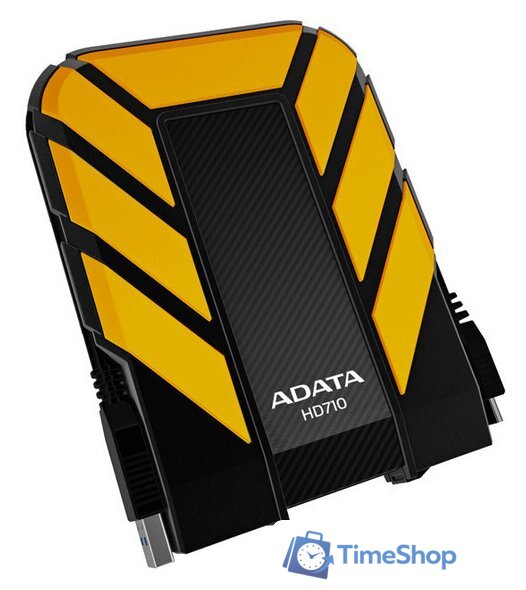 Внешний накопитель ADATA DashDrive Durable HD710 1TB Yellow (AHD710-1TU3-CYL) - Изображение №1 — Интернет-магазин Time-Shop