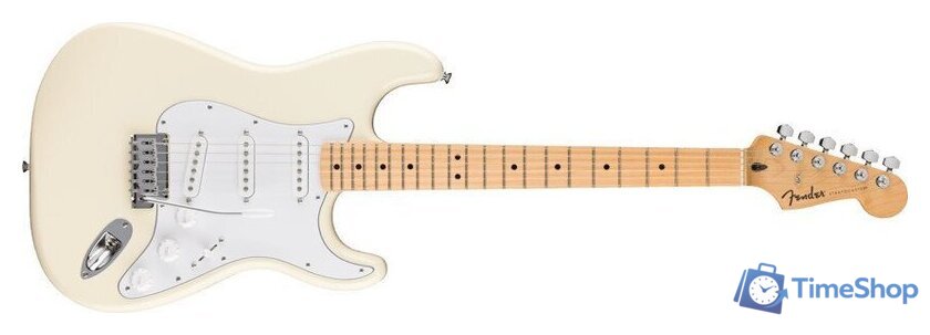 Электрогитара Fender Standard Stratocaster Olympic White - Изображение №2 — Интернет-магазин Time-Shop
