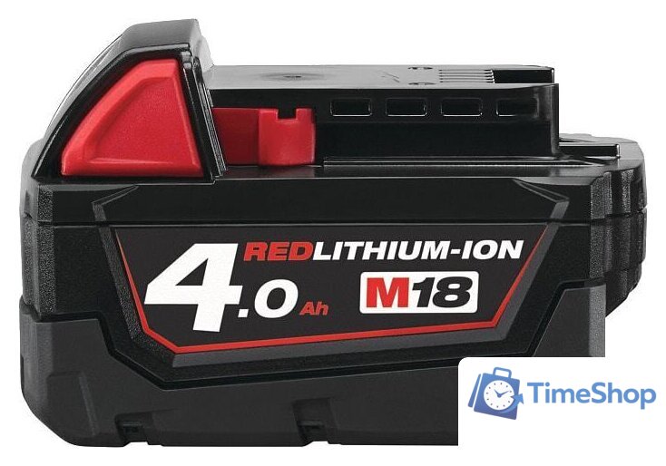 Аккумулятор Milwaukee M18 B4 4932430063 (18В/4 Ah) - Изображение №2 — Интернет-магазин Time-Shop