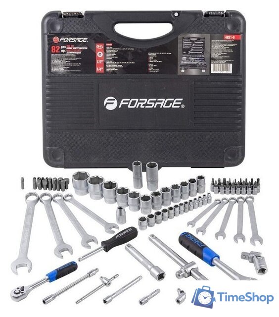 Универсальный набор инструментов FORSAGE F-4821-5 (82 предмета) - Изображение №6 — Интернет-магазин Time-Shop