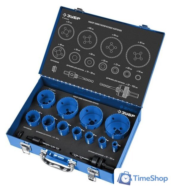 Набор коронок Зубр 29531-H11 - Изображение №2 — Интернет-магазин Time-Shop