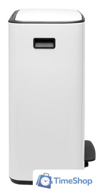 Система сортировки мусора Brabantia Bo Pedal Bin 2 x 30 л (белый) - Изображение №2 — Интернет-магазин Time-Shop