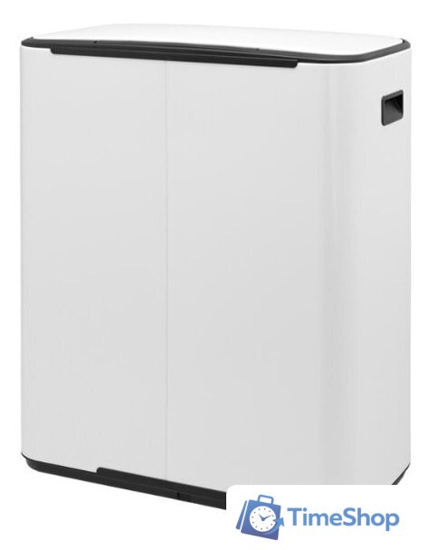 Система сортировки мусора Brabantia Bo Pedal Bin 2 x 30 л (белый) - Изображение №7 — Интернет-магазин Time-Shop