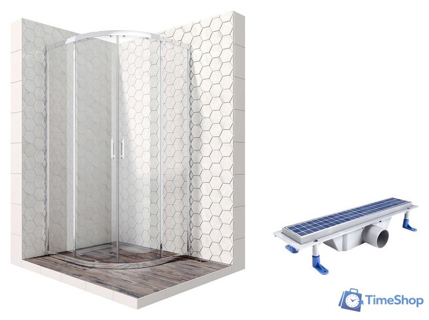 Душевой уголок Ambassador Set 14011104-ST1 - Изображение №1 — Интернет-магазин Time-Shop