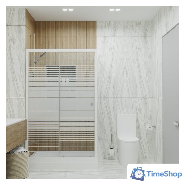 Душевой уголок Triton Фьюжн А1 100х80 (полосы) - Изображение №4 — Интернет-магазин Time-Shop