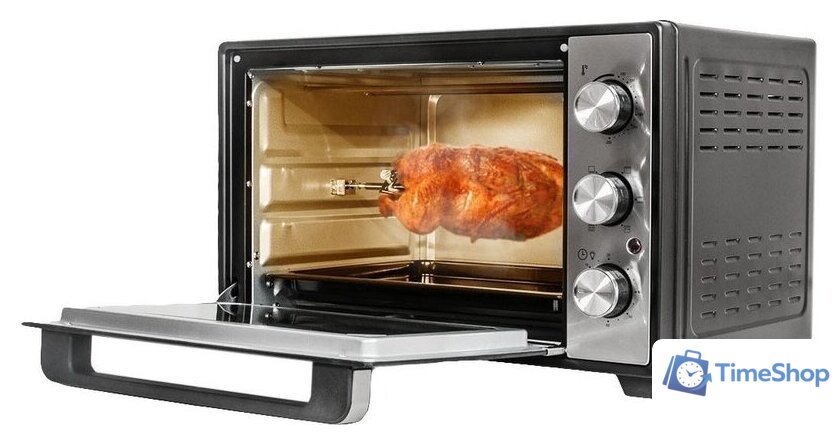 Мини-печь Pioneer MO5015G Black - Изображение №11 — Интернет-магазин Time-Shop