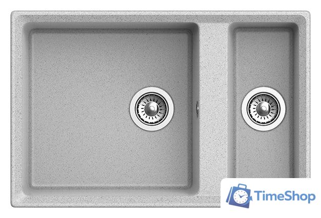 Кухонная мойка GranFest GF-LV-760K (серый) - Изображение №2 — Интернет-магазин Time-Shop
