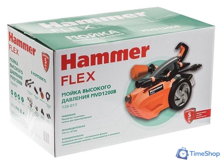 Мойка высокого давления Hammer MVD1200B - Изображение №10 — Интернет-магазин Time-Shop