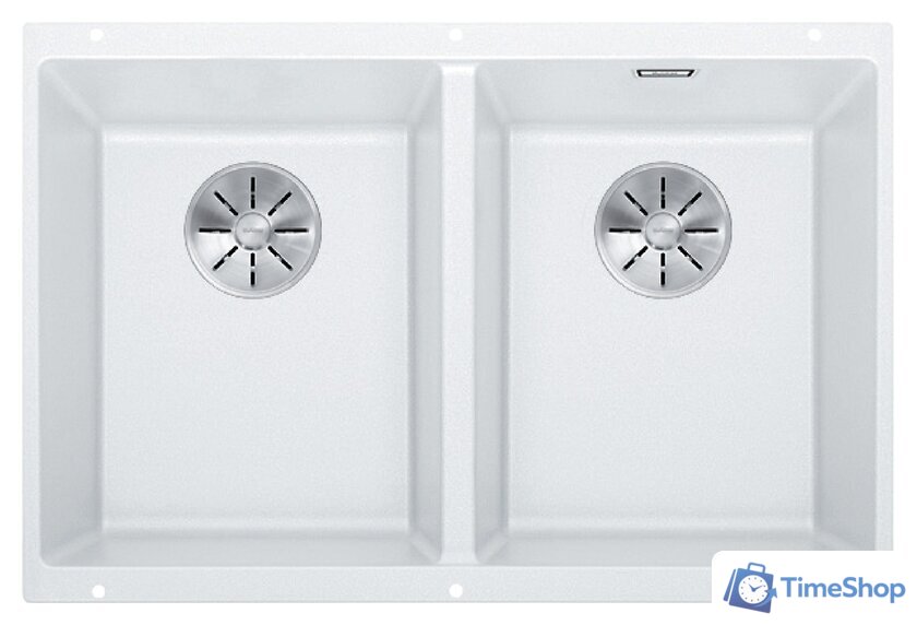 Кухонная мойка Blanco Subline 350/350-U (белый) - Изображение №1 — Интернет-магазин Time-Shop
