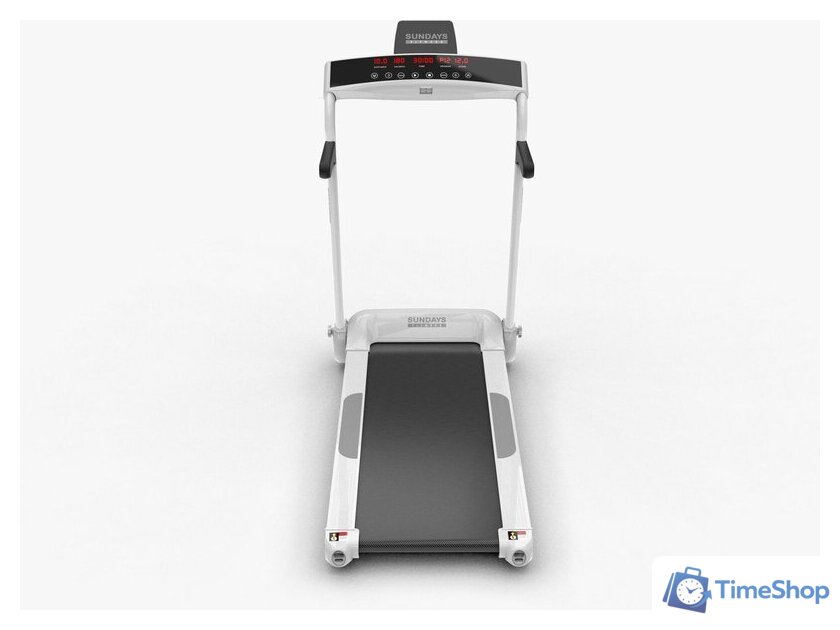 Электрическая беговая дорожка Sundays Middle Line S02 (белый) - Изображение №7 — Интернет-магазин Time-Shop