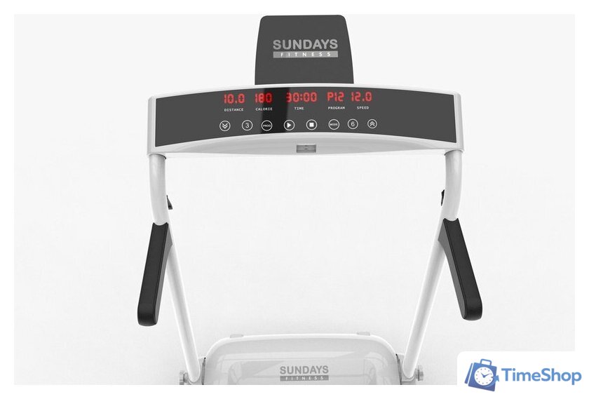 Электрическая беговая дорожка Sundays Middle Line S02 (белый) - Изображение №14 — Интернет-магазин Time-Shop