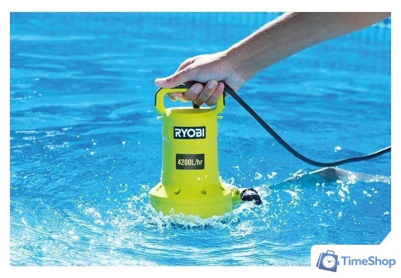 Дренажный насос Ryobi RY18SPA-0 5133005778 (без АКБ) - Изображение №7 — Интернет-магазин Time-Shop