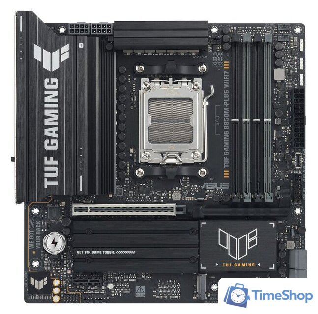 Материнская плата ASUS TUF Gaming B850M-Plus WiFi7 - Изображение №1 — Интернет-магазин Time-Shop