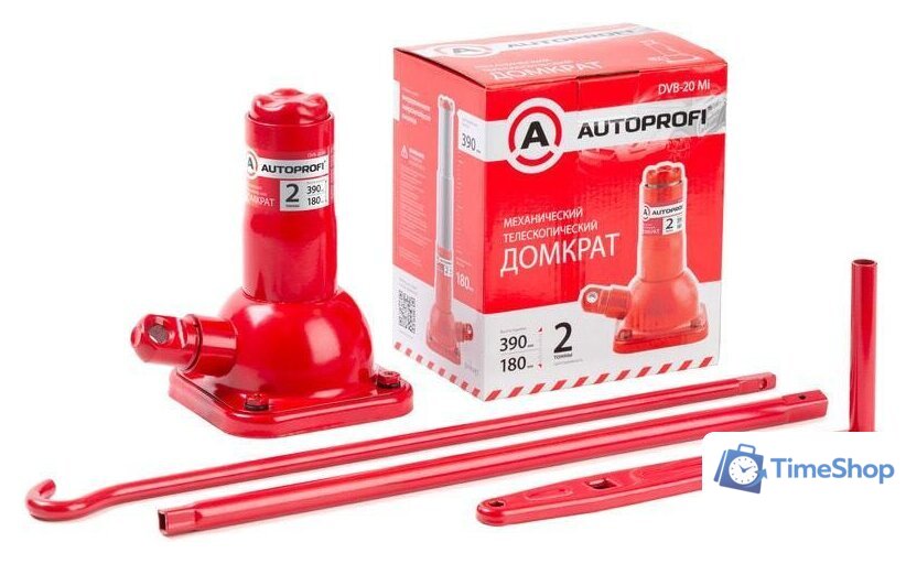 Бутылочный домкрат Autoprofi DVB-20 Mi 2т - Изображение №3 — Интернет-магазин Time-Shop