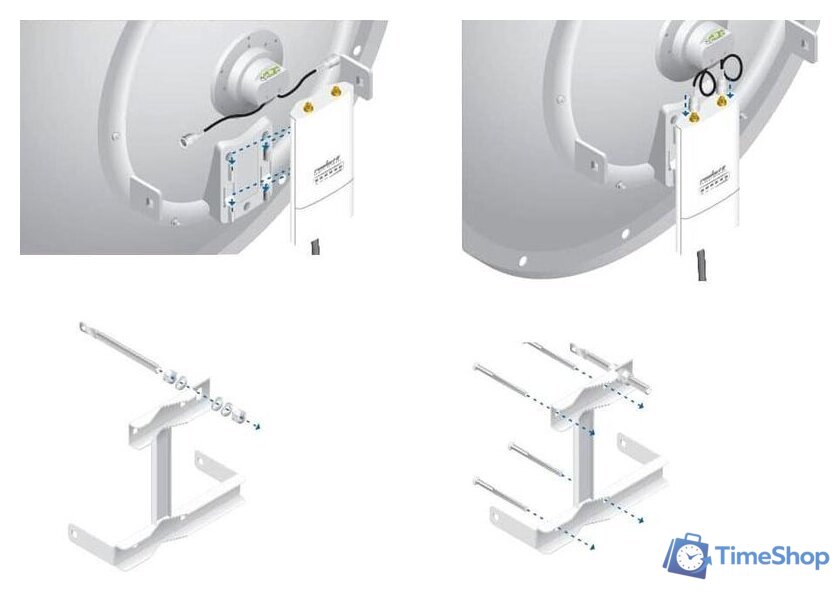 Антенна для беспроводной связи Ubiquiti RocketDish 5G-30 LW - Изображение №5 — Интернет-магазин Time-Shop