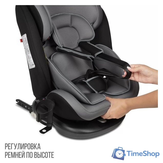 Детское автокресло Zlatek Cruiser Isofix Lux KRES3951 (серый/черный) - Изображение №6 — Интернет-магазин Time-Shop