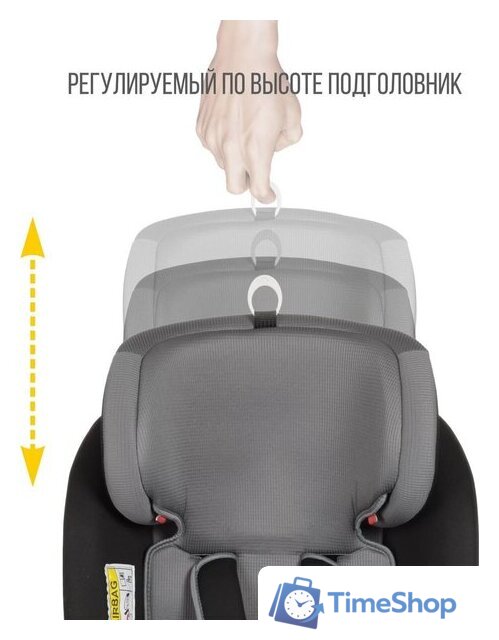 Детское автокресло Zlatek Cruiser Isofix Lux KRES3951 (серый/черный) - Изображение №13 — Интернет-магазин Time-Shop