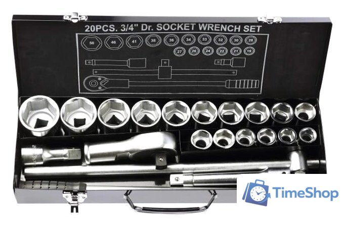 Универсальный набор инструментов Yato YT-1335 (20 предметов) - Изображение №1 — Интернет-магазин Time-Shop