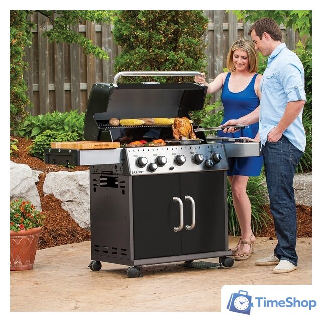 Газовый гриль для дачи Broil King Baron 590 - Изображение №2 — Интернет-магазин Time-Shop