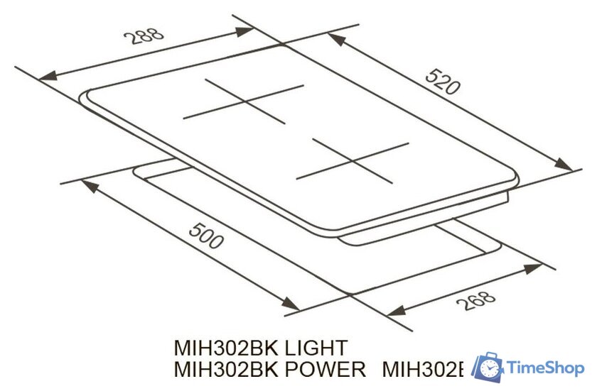 Варочная панель Meferi MIH302BK Ultra - Изображение №10 — Интернет-магазин Time-Shop