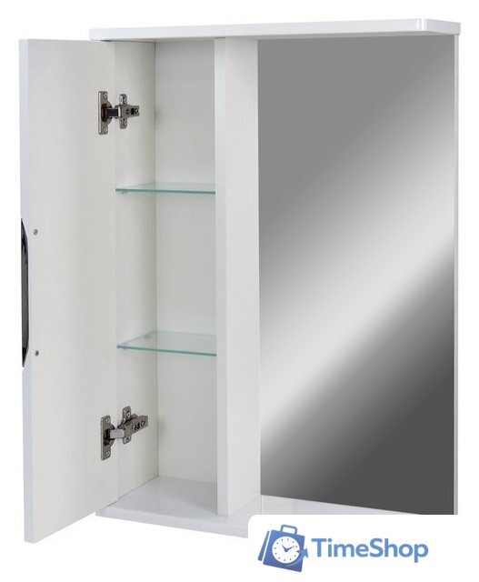  Doratiz Шкаф с зеркалом Афина 60 (белый) - Изображение №4 — Интернет-магазин Time-Shop