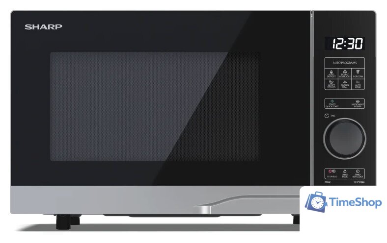 Микроволновая печь Sharp YC-PS204AE-S - Изображение №1 — Интернет-магазин Time-Shop