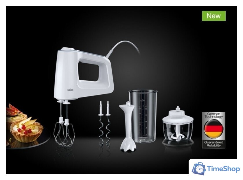Миксер Braun MultiMix 3 HM 3137 WH - Изображение №2 — Интернет-магазин Time-Shop