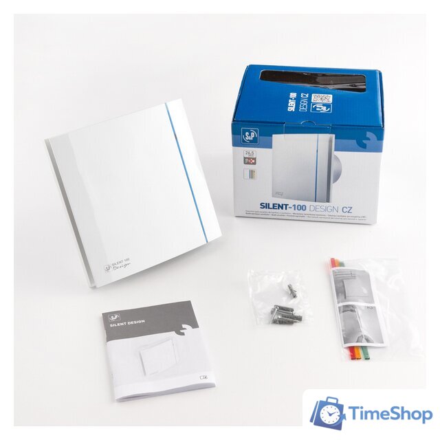 Осевой вентилятор Soler&Palau Silent-100 CZ Matt White Design - 4C 5210007800 - Изображение №5 — Интернет-магазин Time-Shop