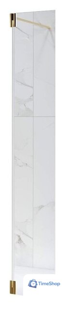Душевая стенка RGW Z-071Gb 352207103-16 (золото браш/прозрачное стекло) - Изображение №1 — Интернет-магазин Time-Shop