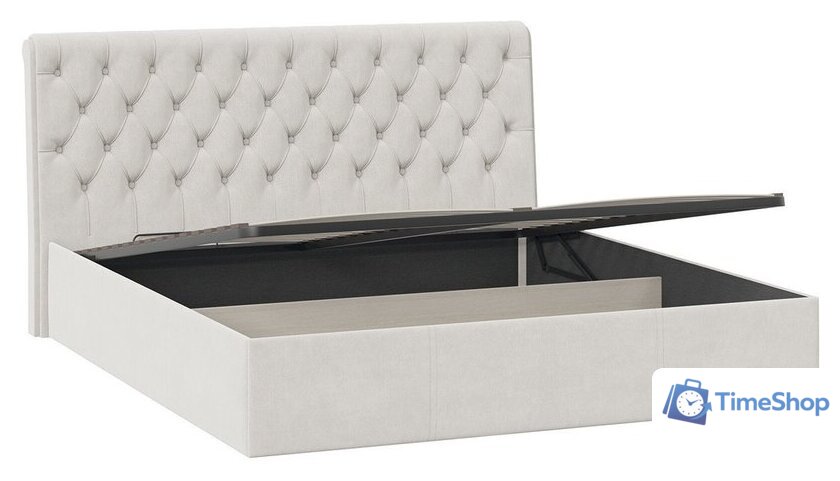 Кровать Трия Скарлет универсальная тип 1 с ПМ 180x200 (велюр бежевый) - Изображение №3 — Интернет-магазин Time-Shop