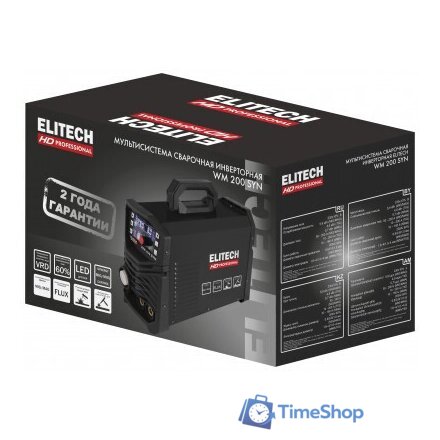 Сварочный инвертор ELITECH HD Professional HD WM 200 SYN - Изображение №10 — Интернет-магазин Time-Shop