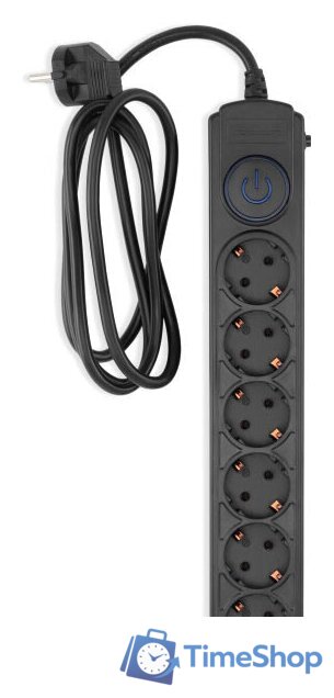 Сетевой фильтр IPPON BK-6-EU-1.8-16-B - Изображение №1 — Интернет-магазин Time-Shop