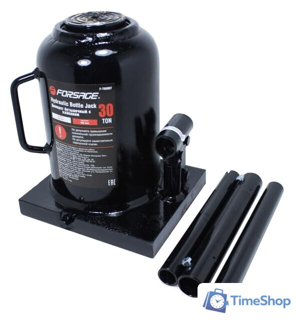 Бутылочный домкрат FORSAGE F-T93007 30т - Изображение №1 — Интернет-магазин Time-Shop