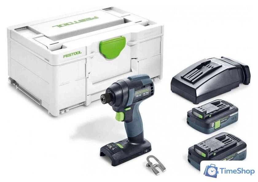 Винтоверт Festool TID 18 HPC 4.0 I-Plus 576482 (с 2-мя АКБ, кейс) - Изображение №1 — Интернет-магазин Time-Shop