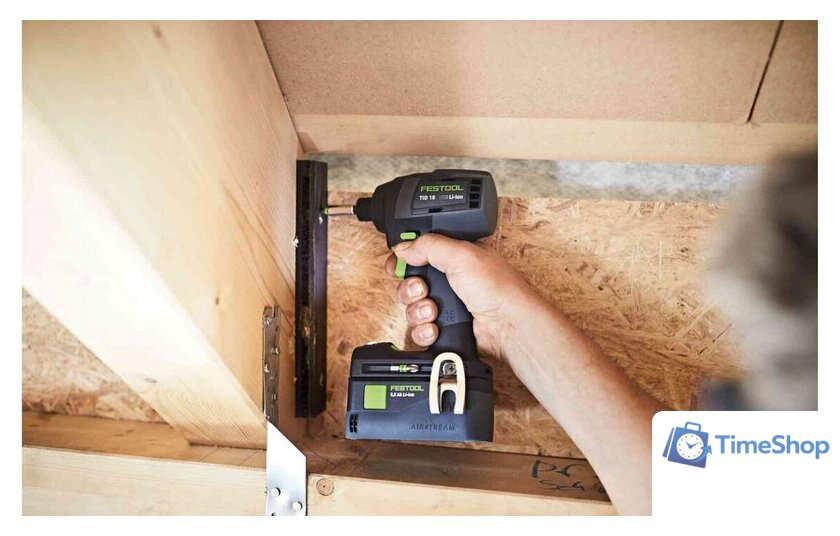 Винтоверт Festool TID 18 HPC 4.0 I-Plus 576482 (с 2-мя АКБ, кейс) - Изображение №5 — Интернет-магазин Time-Shop