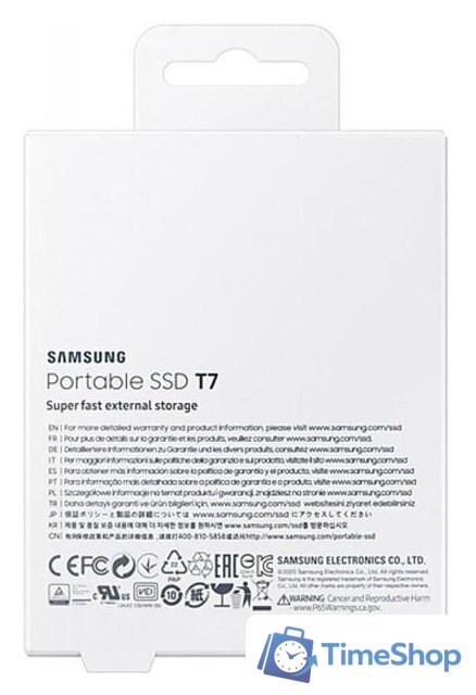 Внешний накопитель Samsung T7 500GB (красный) - Изображение №9 — Интернет-магазин Time-Shop