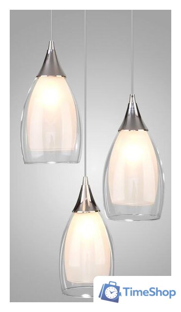 Подвесная люстра Евросвет 50085/3 (хром) - Изображение №1 — Интернет-магазин Time-Shop