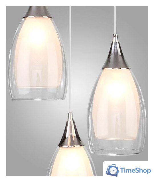 Подвесная люстра Евросвет 50085/3 (хром) - Изображение №4 — Интернет-магазин Time-Shop