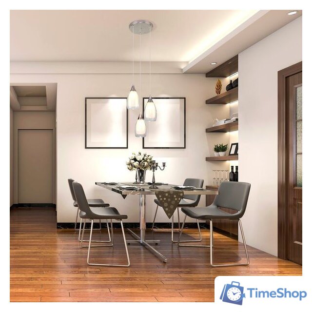 Подвесная люстра Евросвет 50085/3 (хром) - Изображение №3 — Интернет-магазин Time-Shop